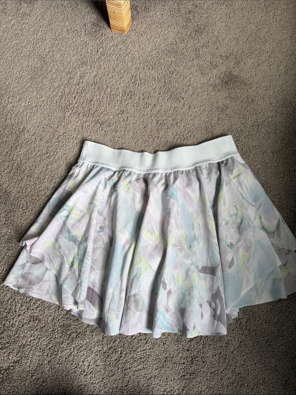 lululemon athletica Pastel Marble Print Skater Skirt